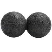 Мяч для МФР двойной 2х65мм (черный) (D34411) MFR-2